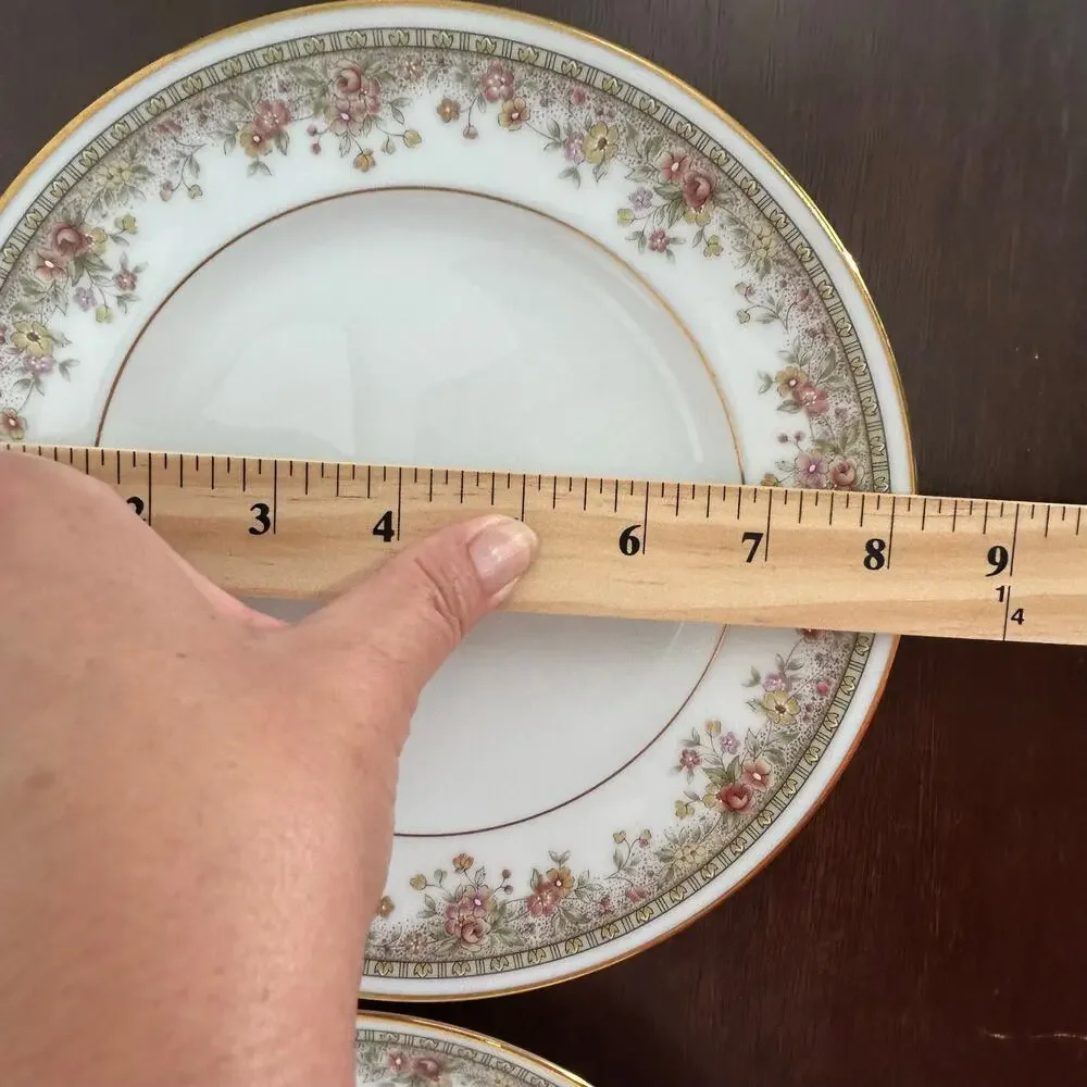 Noritake Ireland Morning Jewel Saucer Plate 2767 (x2) Vtg Fine China Replacement